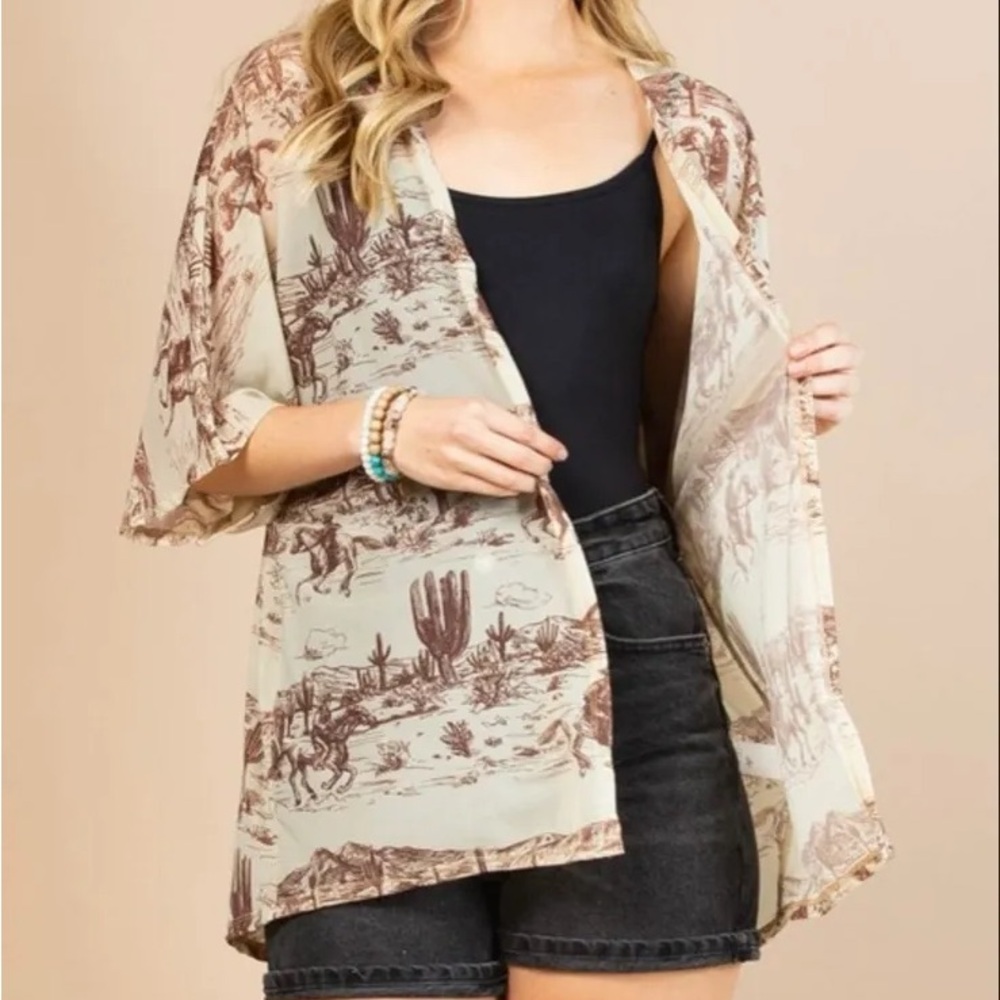 Wild West Mesh Cardigan